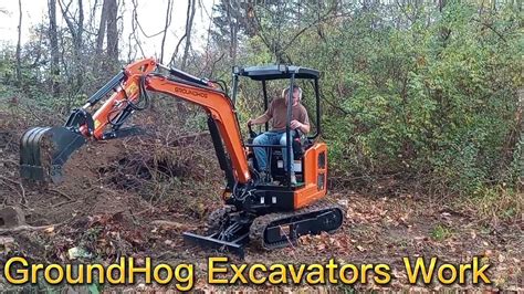 groundhog excavators|who makes groundhog mini excavators.